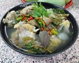 รูปขั้นตอนการทำที่ 2 ของ ต้มยำไก่บ้านใบมะขามอ่อน