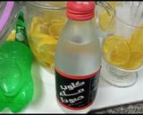 A picture of step 11 of Fresh lemon juice in jar|| and lemonade.