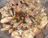 A picture of step 5 of Afghani chicken curry.
