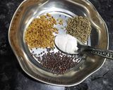 A picture of step 2 of Pumpkin guvar sabji.