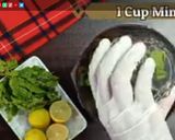 A picture of step 1 of Lemon mint drink.