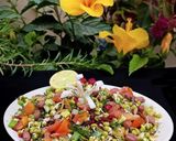 A picture of step 3 of Protein rich Mung sprouts and peanuts salad.