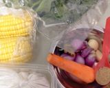 Foto langkah ke 1 dari resep Bobor bayam, jagung manis.