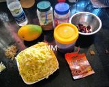 A picture of step 1 of Half Ripe Mango Chutney.