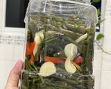 Hình bước làm 1 của món Rau muống muối chua