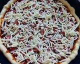 Foto langkah ke 4 dari resep Pizza teflon sederhana empuk tanpa telur 😁.