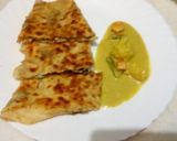 A picture of step 6 of Egg stuffed paratha.