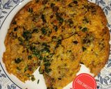 A picture of step 9 of Okra (Bhindi) Omelette.