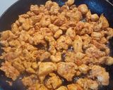 A picture of step 2 of Marinated roasted chicken cubes.