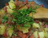 A picture of step 7 of Sabundana khichdi.