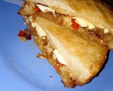 A picture of step 14 of Deep fried sandwich.