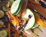 A picture of step 7 of Zuchinni Carrots Onion Stir Fry.