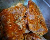 Csirkeszárnyak zöld ágyon recept fázis 1 fotója