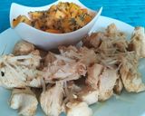 Fűszeres csirkemellfilé bazsalikomos őszibarack salsa-val recept fázis 4 fotója