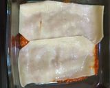 A picture of step 7 of Veg lasagna.