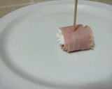 Foto del paso 3 de la receta: Rollitos de jamón rellenos de crema de queso