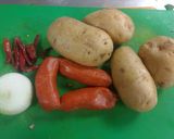 Foto del paso 1 de la receta: Chorizo con papas