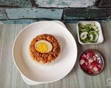 Foto langkah ke 6 dari resep Nasi Tim Ayam Jamur.