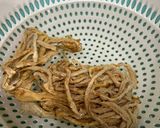 A picture of step 1 of Braised Pork Belly with Dried Daikon.