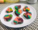 Cara Membuat Rainbow Heart Cookies Slice 12