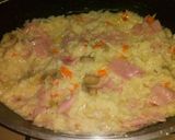 Foto del paso 3 de la receta: Risotto al vino blanco con champignon  y jamón