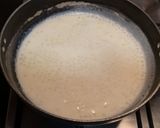 A picture of step 3 of Sabudana payasam.
