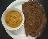 A picture of step 5 of Ragi (Finger millet) Dosa - A Nutritious and Flavorful South Indian Delight.