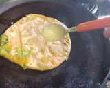 A picture of step 8 of Rangeen stuff pooran poli.