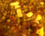 Foto del paso 3 de la receta: Guisantes con jamón y huevo duro