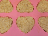 Bizcochuelitos de Avena y Maiz con corazon de manzana