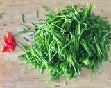 Hình bước làm 2 của món Bún lòng xào nghệ