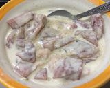 รูปขั้นตอนการทำที่ 3 ของ หมูแดดเดียวชุบแป้งทอด