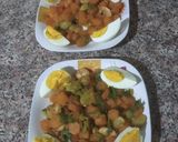 Une image de l'étape 3 de Salade de carotte / fève / œuf.