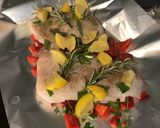 Une image de l'étape 9 de Filets de loup de mer au poivron rouge,citron confit et herbes aromatiques.