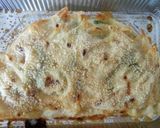 A picture of step 6 of Lasagne di pane caraseau e pesto di basilico.