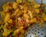 A picture of step 4 of Mix veg.