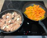 Une image de l'étape 6 de Curry au poulet et aux légumes.