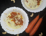கேரட் ஹல்வா ரப்டி இன் ஹானி டிராப் பவுல்(carrot halwa rabdi in honey drop bowl recipe in tamil) ரெசிபி ஸ்டேப் 7 புகைப்படம்