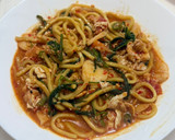 Foto langkah ke 3 dari resep Mie kangkung Terasi.