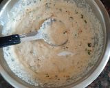 A picture of step 2 of Mix vegetable Suji pancake.