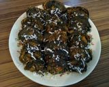 A picture of step 11 of Besan corn roll(patra).