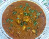 A picture of step 8 of Malvani prawns curry.
