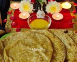 A picture of step 20 of Puranpoli.
