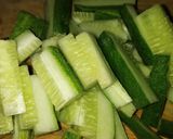 Foto langkah ke 1 dari resep Ase Timun Cabe Ijo.