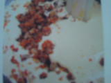 Helado de vainilla y praliné de nueces