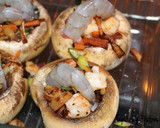 Foto del paso 4 de la receta: Champiñones rellenos de gambas