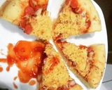 Foto langkah ke 7 dari resep Pizza no knead bread (tanpa ulen/tanpa telur) 1x proofing.