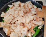 Foto del paso 4 de la receta Migas de pan con pimientos de Padrón