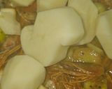 Foto del paso 6 de la receta: Crema de puerro, patata y gambas