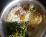 A picture of step 1 of Spinach patties.